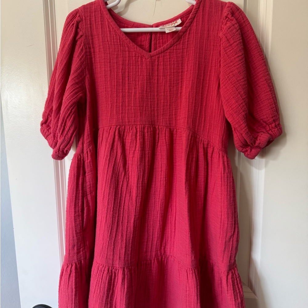 Cat & Jack Vibrant Pink Casual Dress
